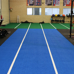 Blue Synthetic Gym Turf - 15mm 