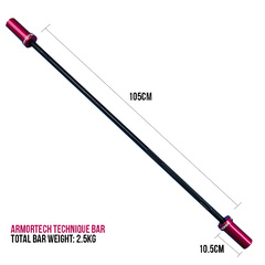 Armortech V2 Technique Barbell - 2.5kg