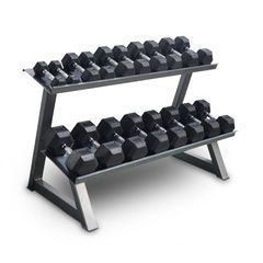 2-Tier Commercial Dumbbell Rack 7492-2