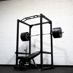 PC5 Power Cage, FID Bench, 170KG Bar & Black Bumper Package