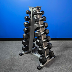 7 Tier Dumbbell Rack, with Hex (2-15kg) Custom Package