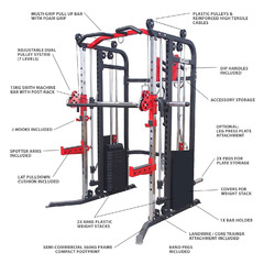 F40 with 90KG Olympic Barbell & Rubber Plate Package