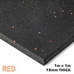 Armortech Commercial Gym Flooring Black 1x1m x 15mm