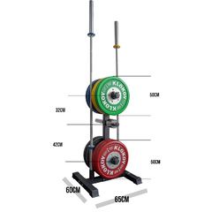 Armortech Bar and Bumper Plate Storage Rack