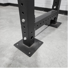 Armortech Custom Half Rack with Plate & Bar Storage