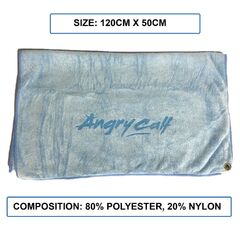 Angry Calf Gym Towel - Baby Blue