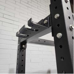 Armortech Custom Half Rack with Plate & Bar Storage