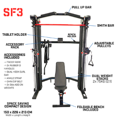 Inspire SF3 Smith Functional Trainer