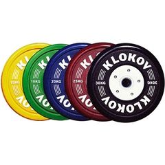 Klokov Equipment Competition Bumper Plate singles