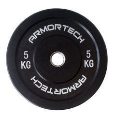 Armortech V2 Black Bumper 5kg - Single Plate