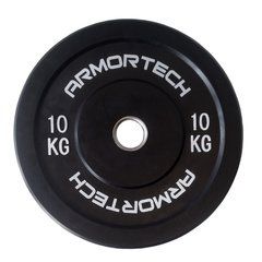 Armortech V2 Black Bumper 10kg - Single Plate