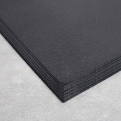 Armortech 10 Pack Black 15mm Rubber Gym Flooring Mats