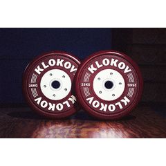 Klokov Equipment Bumper Plate Single  25KG (Sold Individually)