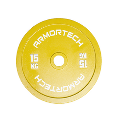 Armortech V2 Powerlifting Single Plate 15KG - Yellow