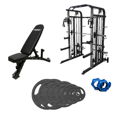 F10 Package 3: FID Bench & 100KG Rubber Plates