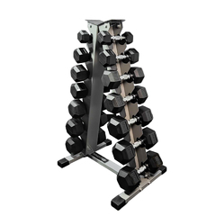 7 Tier Dumbbell Rack, with Hex (2-15kg) Custom Package