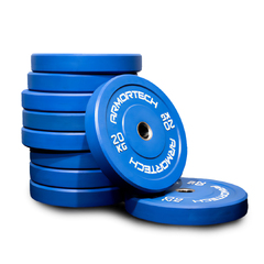 10 x 20KG Armortech Colour Bumper Plates