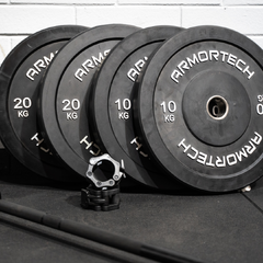 Women's Barbell Package - Black Bumpers 75KG