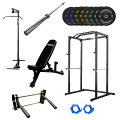 Armortech PR100 Power Rack Complete Home Gym Bundle