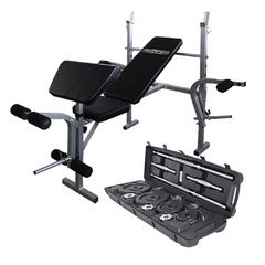 Bench Press + 50KG Weight Set Bundle